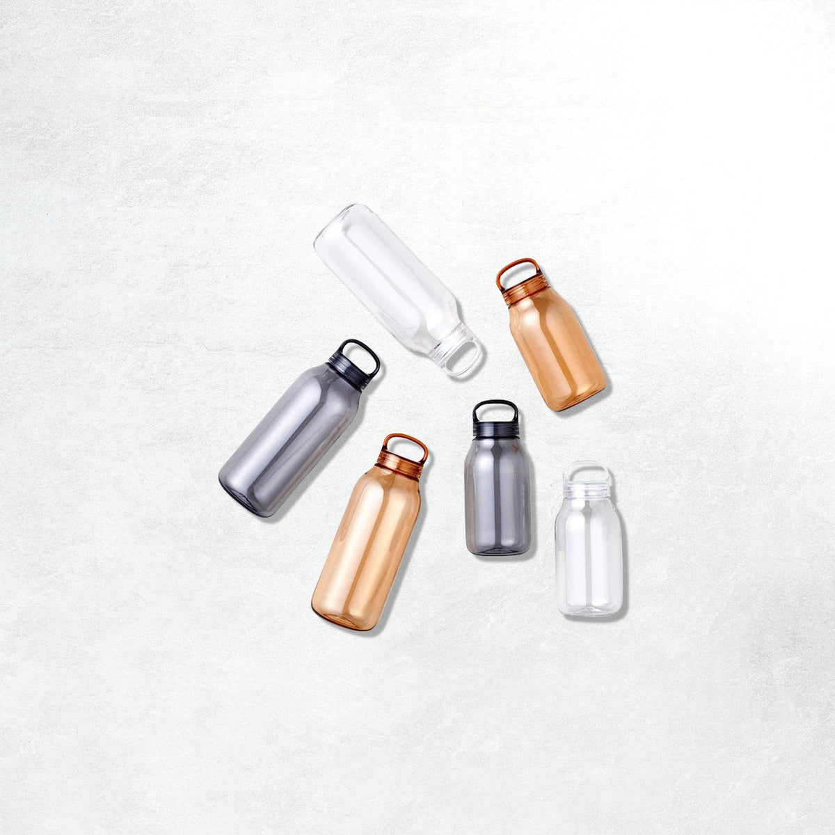 Kinto Water Bottle 500ml: Smoke